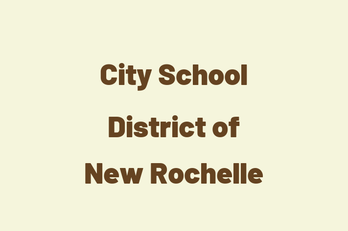 Employee Resource Management City School District of New Rochelle