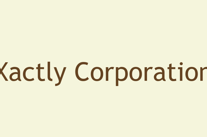 Software Development Company Xactly Corporation