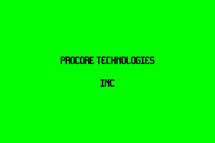 Software Development Company Procore Technologies Inc