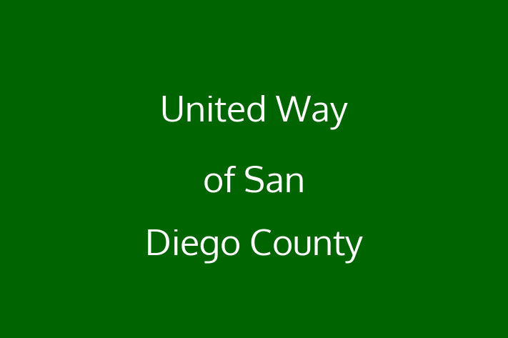 Software Development Firm United Way of San Diego County