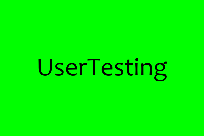 Tech Firm UserTesting