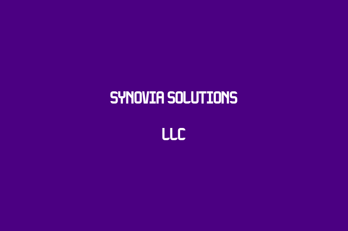 Software Development Firm Synovia Solutions LLC