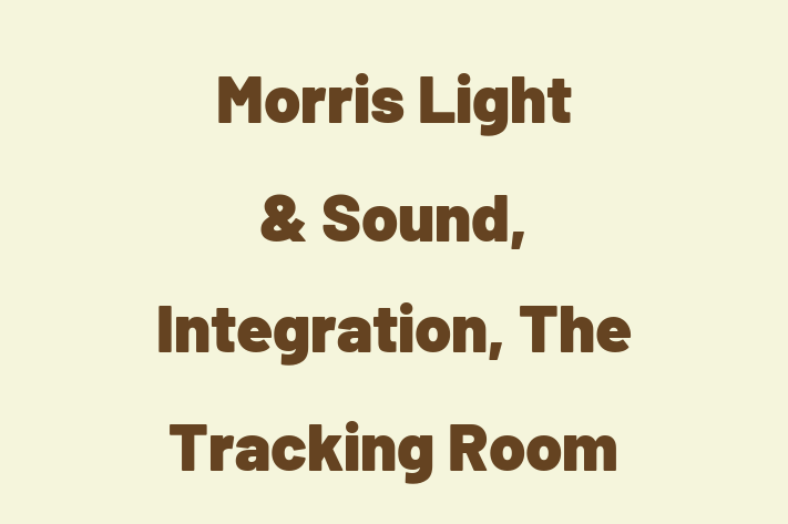 Technology Solutions Firm Morris  Light Sound Integration The Tracking Room