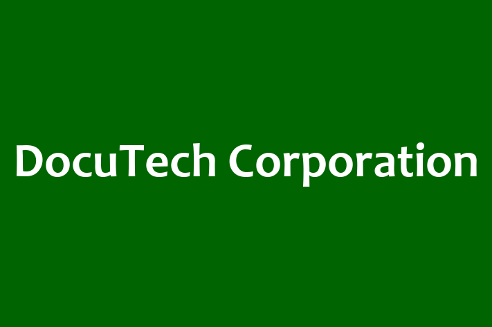 Software Development Company DocuTech Corporation