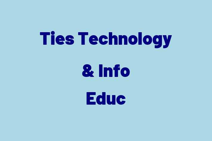 Technology Solutions Firm Ties Technology  Info Educ