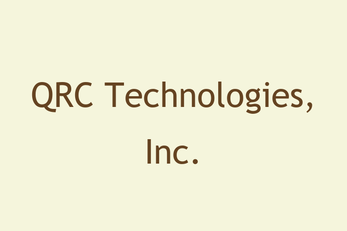 Software Services Company QRC Technologies Inc.