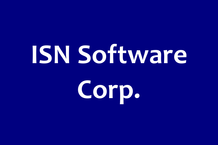 Technology Company ISN Software Corp.