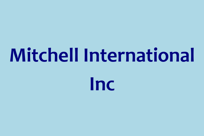 Digital Solutions Provider Mitchell International Inc