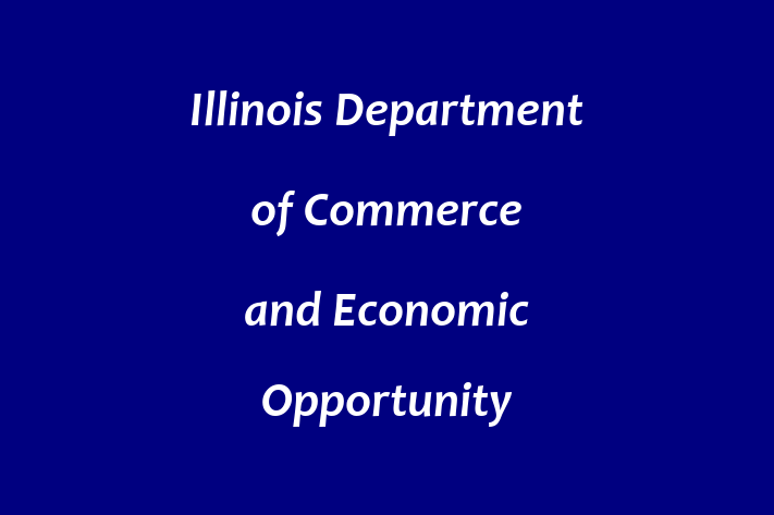 Labor Relations Illinois Department of Commerce and Economic Opportunity