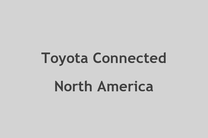 Staff Management Toyota Connected North America