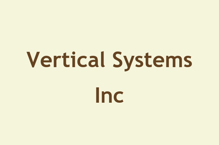 Tech Firm Vertical Systems Inc