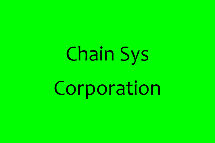 Software Consultancy Chain Sys Corporation