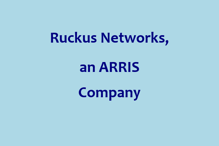 Tech Solutions Company Ruckus Networks an ARRIS Company