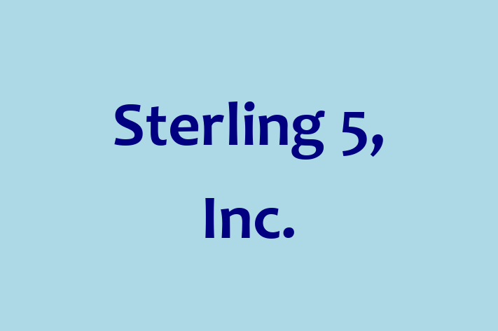 Software Firm Sterling 5 Inc.