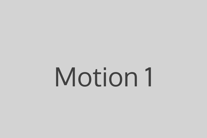 Software Consultancy Motion 1