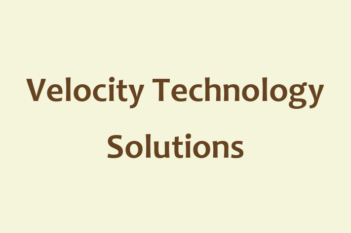 Software Development Company Velocity Technology Solutions