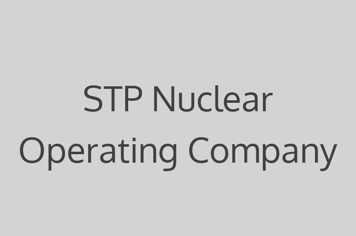 Software Development Firm STP Nuclear Operating Company