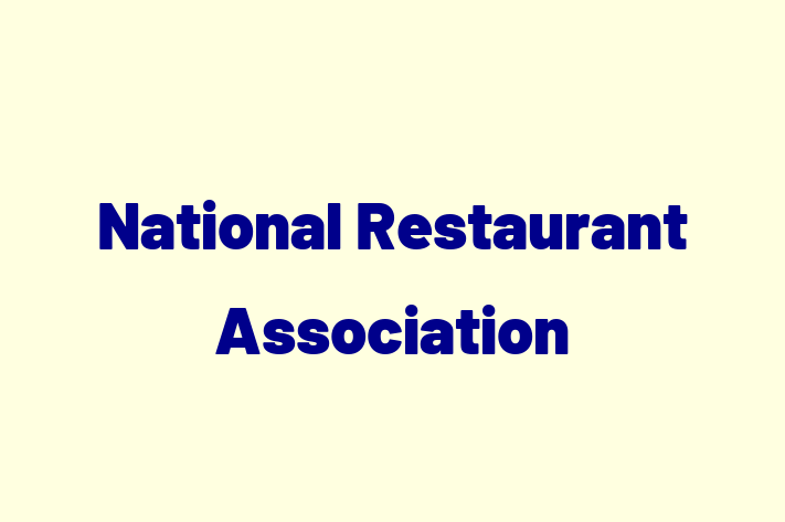 Staff Management National Restaurant Association