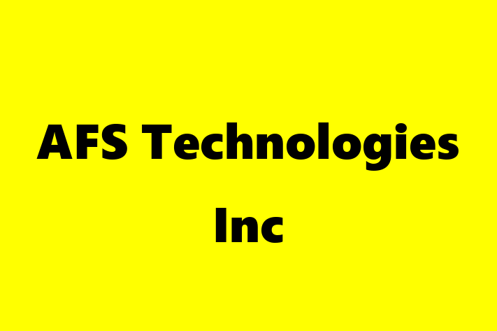 Software Solutions Provider AFS Technologies Inc