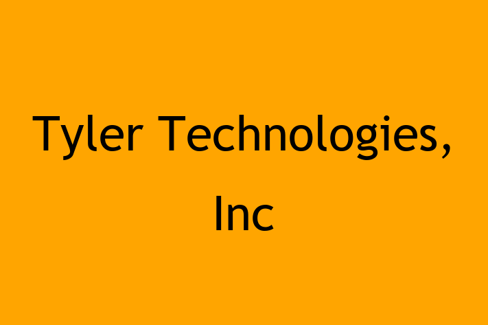 Technology Company Tyler Technologies Inc