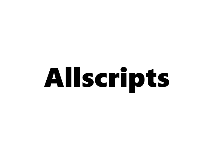 Software Services Company Allscripts