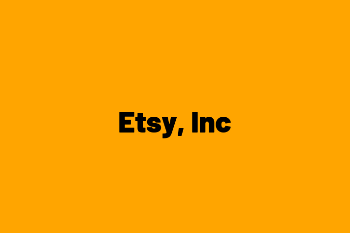 Tech Firm Etsy Inc