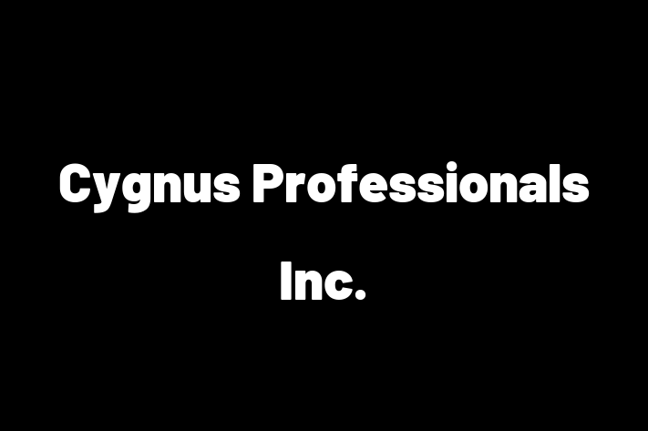 Software Firm Cygnus Professionals Inc.