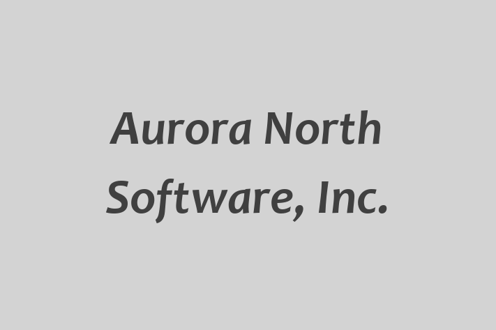 Software Solutions Provider Aurora North Software Inc.