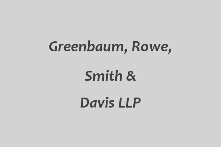 Human Resource Management Greenbaum Rowe Smith  Davis LLP