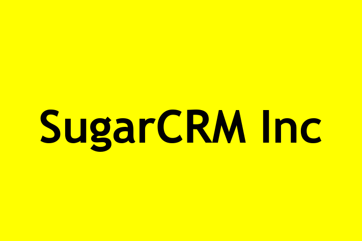 Software Consultancy SugarCRM Inc