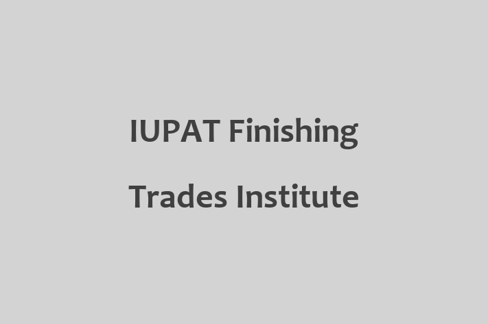 Software Solutions Provider IUPAT Finishing Trades Institute