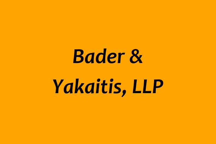 HR Administration Bader  Yakaitis LLP