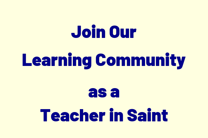 Join Our Learning Community as a Teacher in Saint Paul