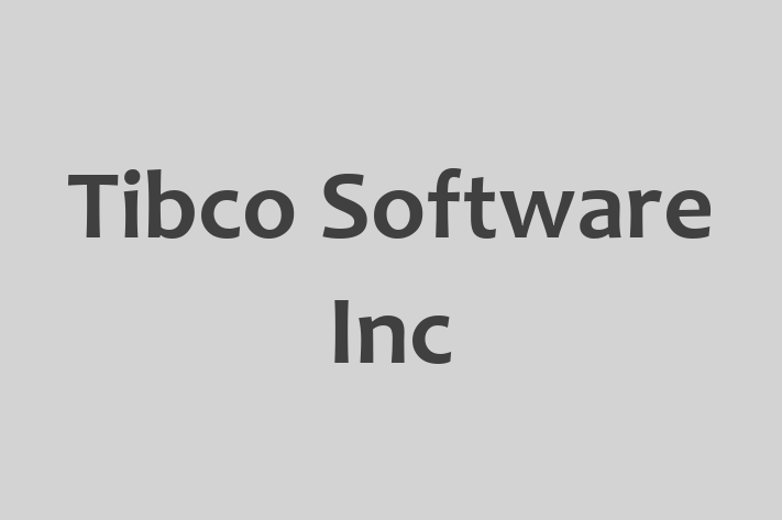 Software Development Company Tibco Software Inc