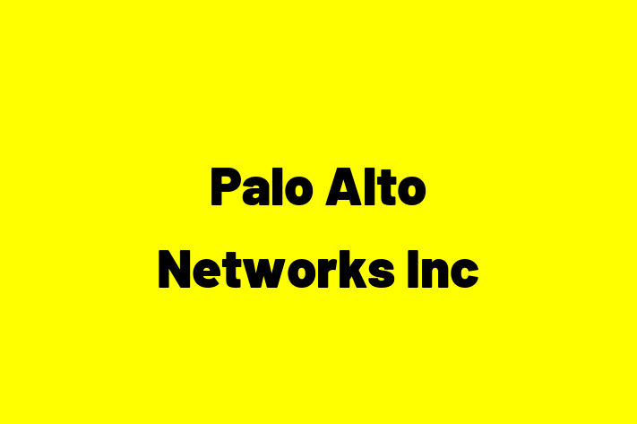 Technology Company Palo Alto Networks Inc