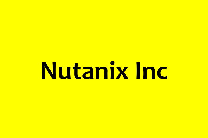 Digital Solutions Provider Nutanix Inc