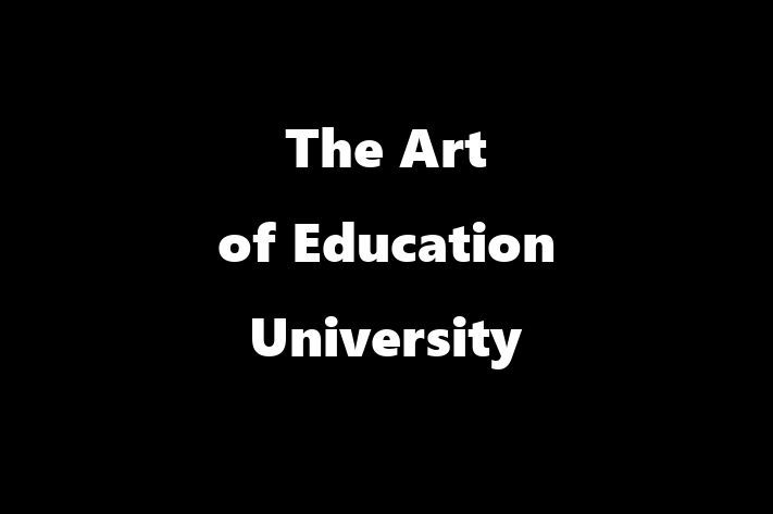 People Management The Art of Education University