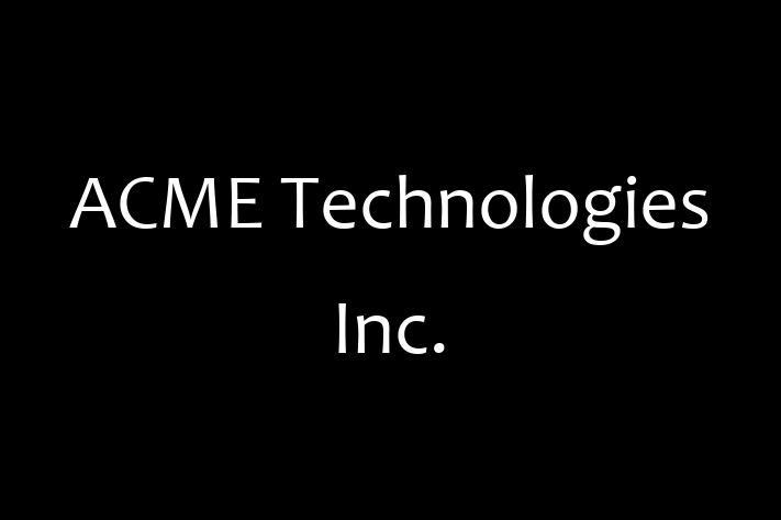 Software Engineering Company ACME Technologies Inc.