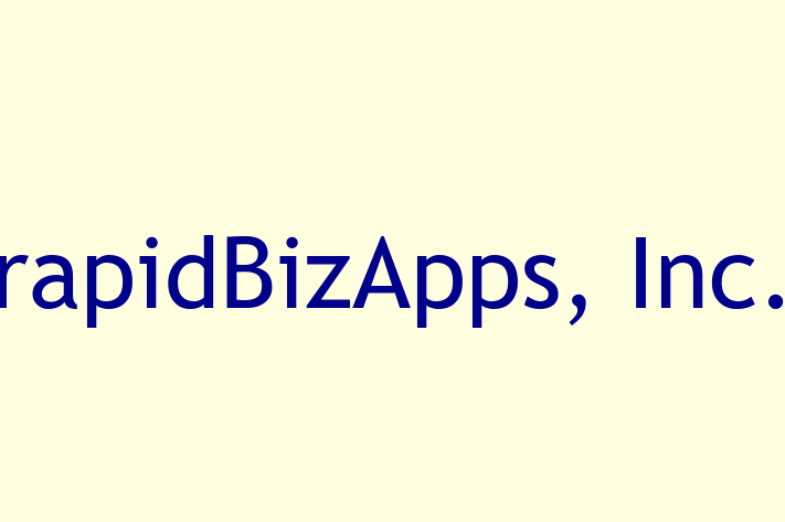 Software Solutions Provider rapidBizApps Inc.