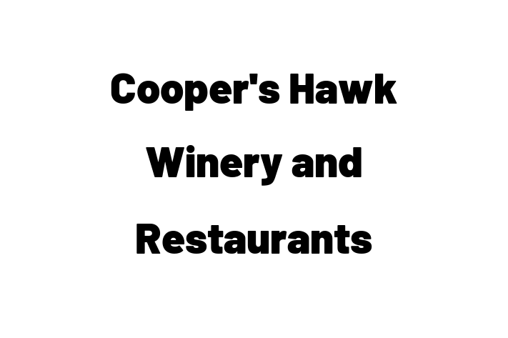 Personnel Management Coopers Hawk Winery and Restaurants