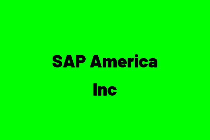 Technology Company SAP America Inc