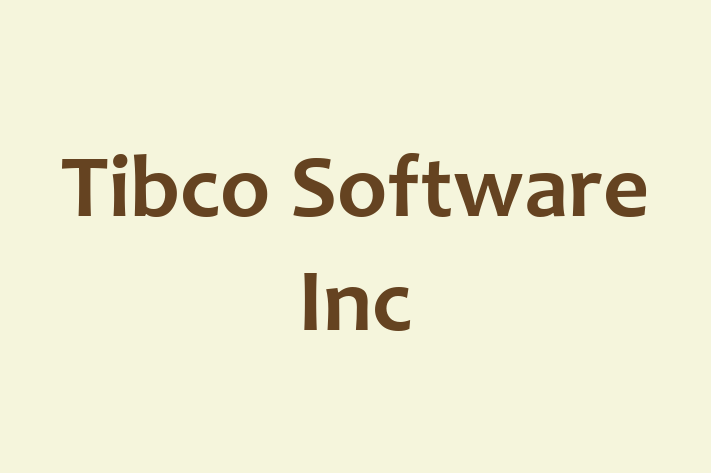 Technology Company Tibco Software Inc