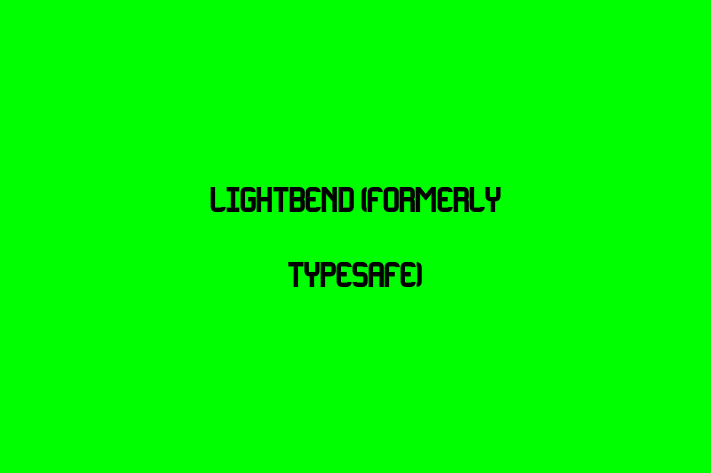 Software Consultancy Lightbend formerly Typesafe