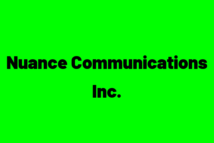 IT Company Nuance Communications Inc.