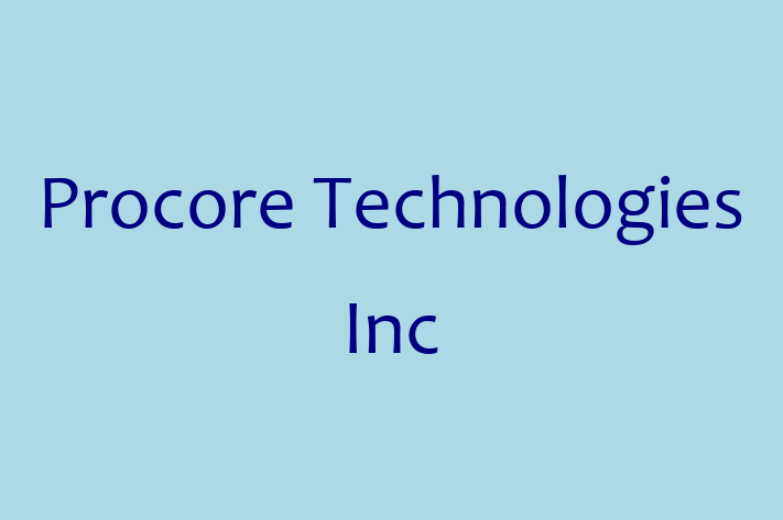 Software Engineering Company Procore Technologies Inc