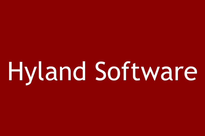 Software Development Firm Hyland Software