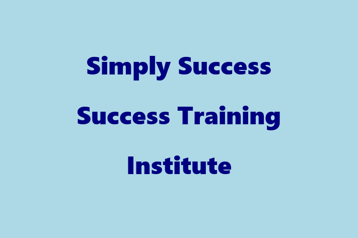 Human Resource Management Simply Success   Success Training Institute