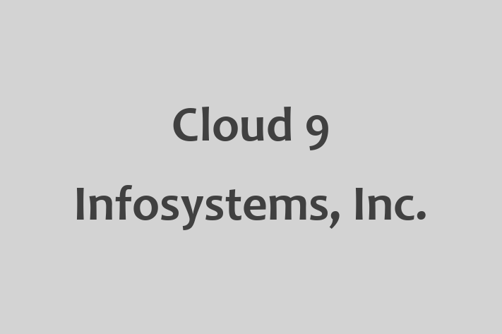 Application Development Company Cloud 9 Infosystems Inc.