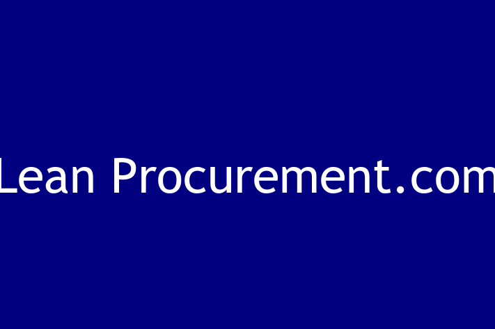 Technology Company Lean Procurement.com