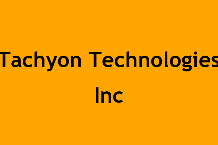 Technology Company Tachyon Technologies Inc